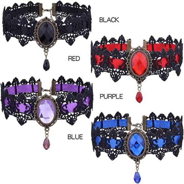 Choker Kaulakoru Velvet Ketju VILLA Purple