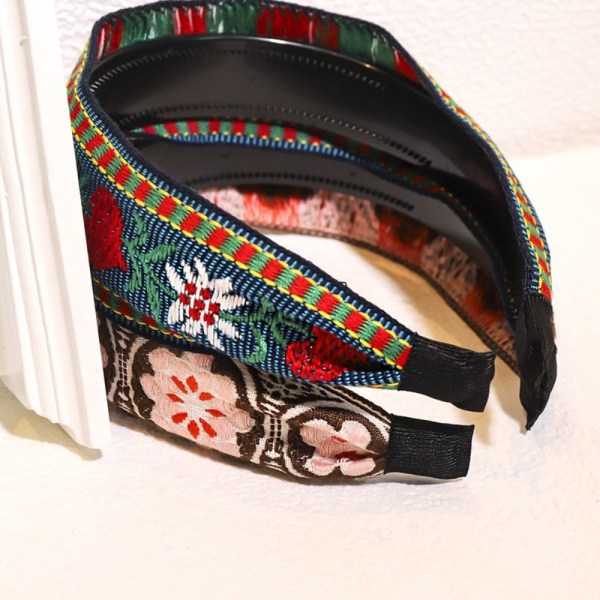 Pannebånd For Dame Boho Pannebånd SVART Black