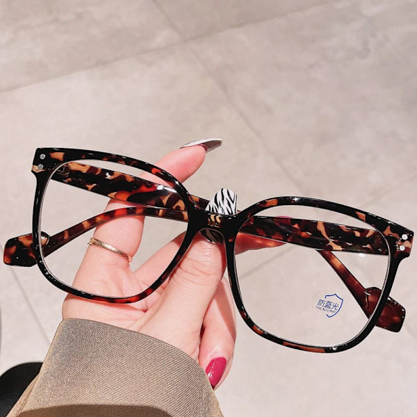 Anti-Blue Light Glasses Ylisuuret silmälasit HARMAA Grey