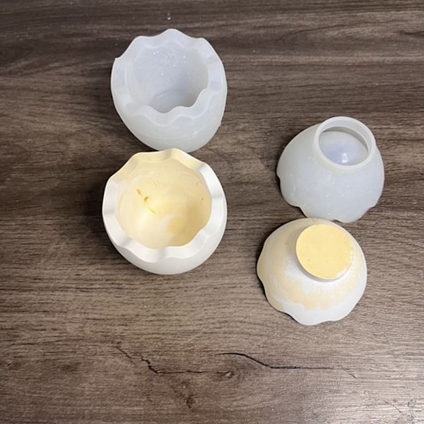 Candle Jar Form Opbevaringsboks Form Silikone Form