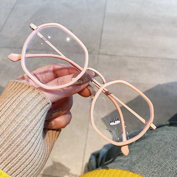 Anti-Blue Light Glasses Pyöreät silmälasit HARMAAT Grey