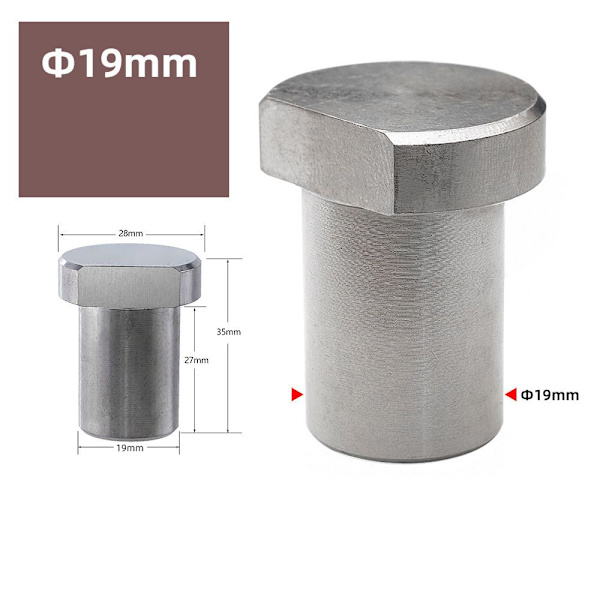 Arbetsbänk Peg Arbetsbänksstoppar SILVER 19MM 19MM silver 19mm-19mm