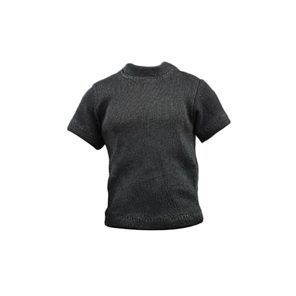 1/6 Miniatyyrivaatteet Soldier Casual T-paita MUSTA Black