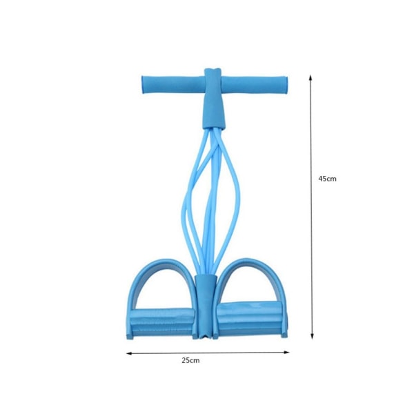 Elastiske træktove modstandsbånd BLÅ Blue