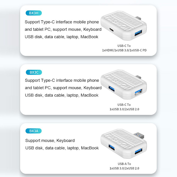 Type-C Dockstation USB 3.0 Hub 4K HDMI Expander