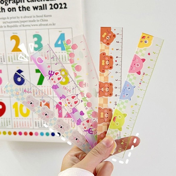 5 STK linjal rett 04 04 04
