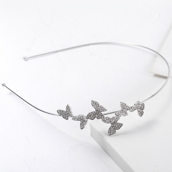 Rhinestone Hair Hoop Morsiamen hiustarvikkeet HOPEAA3 HOPEAA3 Silver3