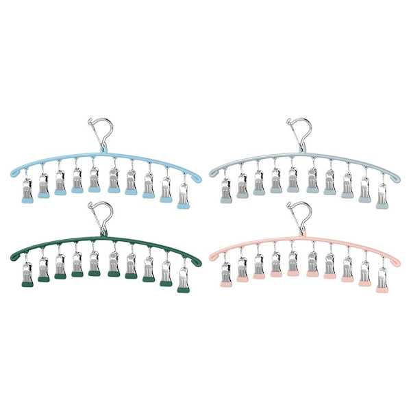 Dyppet Plastic Bøjle Multi Clip Bøjle PINK Pink