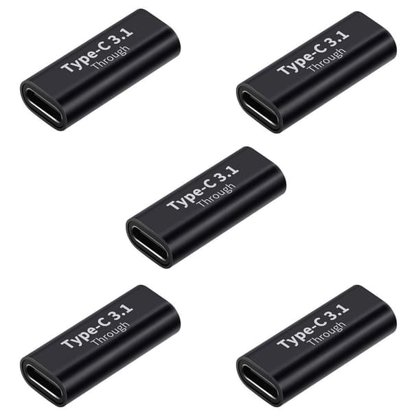 5 kpl C-tyypin 3.1-sovittimen USB-C-muunnin 10 Gbps 5PCS