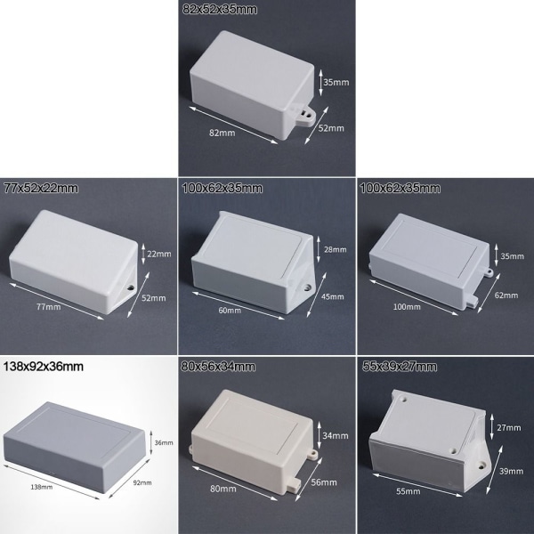 Elektronisk projektboks Vandtæt dæksel Projekt 100X62X35MM 100x62x35mm