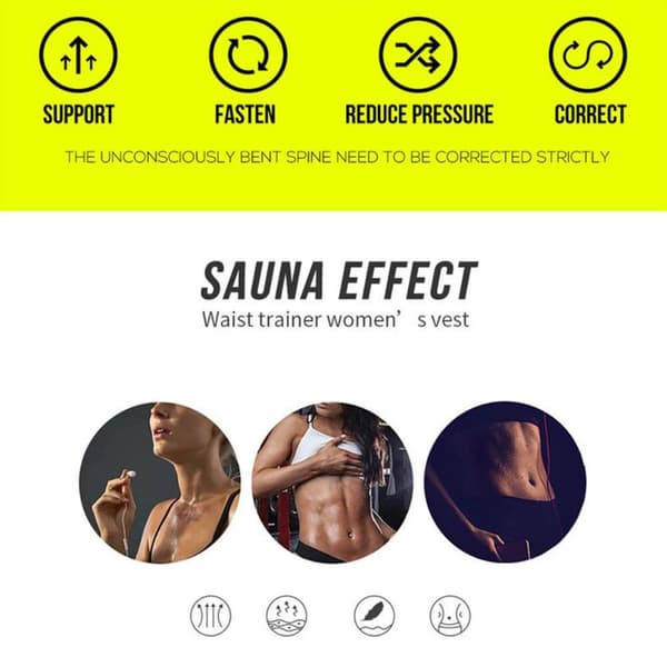 Sauna Shaper Vest Tank Top S/M S/M