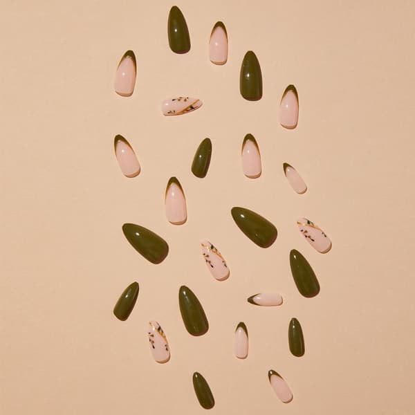 False Nails Long Almond 1 1 1