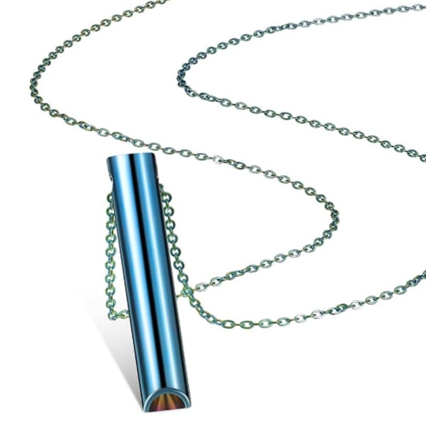 Mindful Breathing Necklace Mindful Anapana Breathing Necklace blue