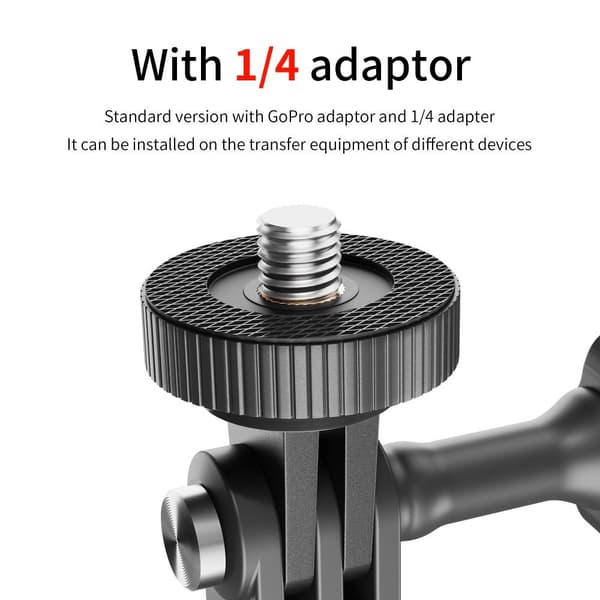 Sykkelstyrefeste i aluminium 360° rotasjon black