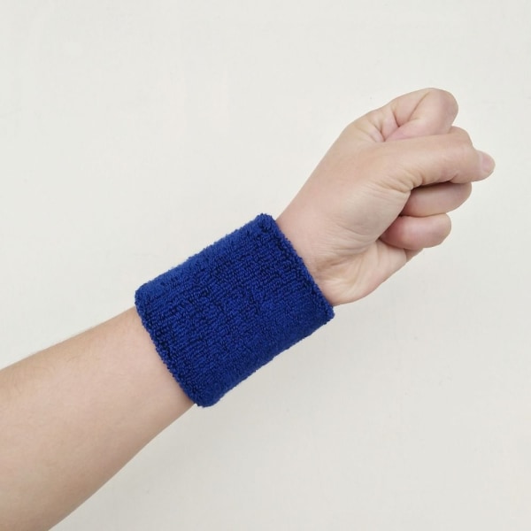 5ST Svettband Armband BLÅT blue