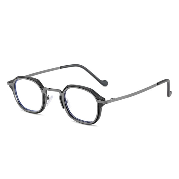 Anti-Blue Light Briller Oversized Briller SORT GRÅ SORT Black grey