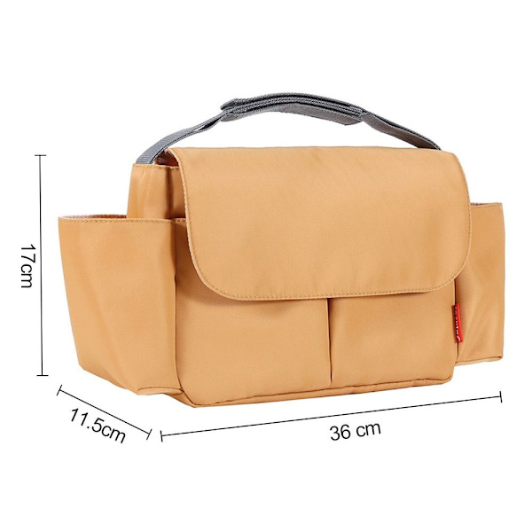 Barnevogn Bag Stor Kapasitet GUL Yellow