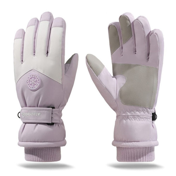 Naisten Pehmohanskat Lumilauta Ski Gloves PURPLE purple