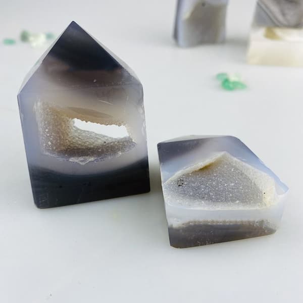 Natural Crystal Column Agate Cluster 5CM-6CM 5CM-6CM 5cm-6cm