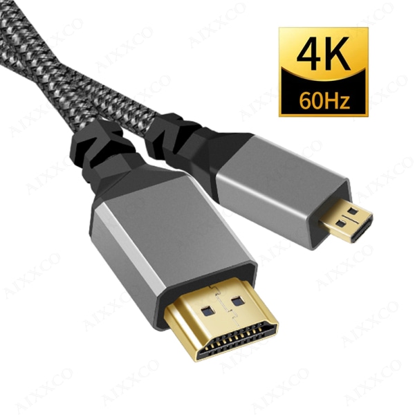 D-tyypin HDMI-kaapeli Videokaapeli 1,5M 1.5m
