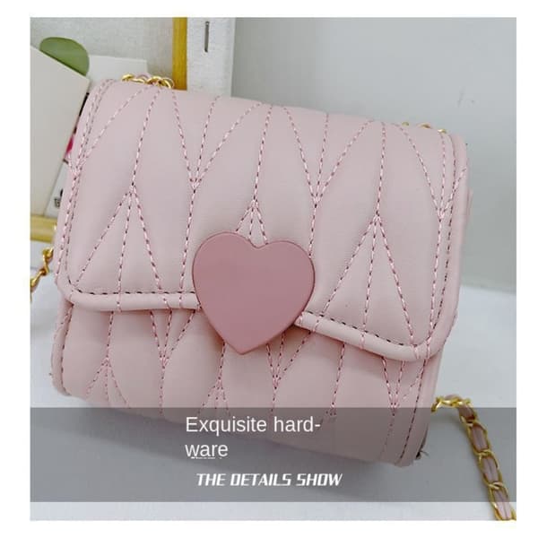Crossbody Bag Magnetic Snap Axelväskor VIT White