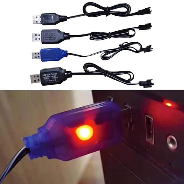 5 stk Ladekabel Sm Interface Kabel Oplader 9,6V SM 9.6V SM connector