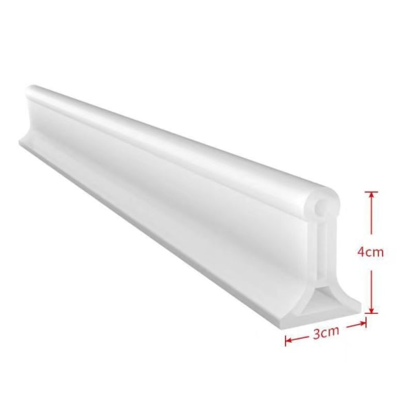 100 cm Vedenpidätysnauha Suihku Vesisulku VALKOINEN White