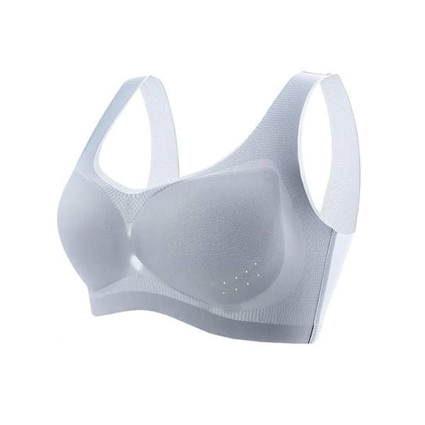 Ice Silk Lifting Bra Ion Lymfvitet Detoxification Shaping Grey M