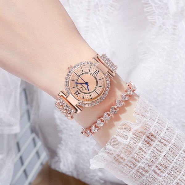 Belteklokke Quartz Armbåndsur SØLV Silver