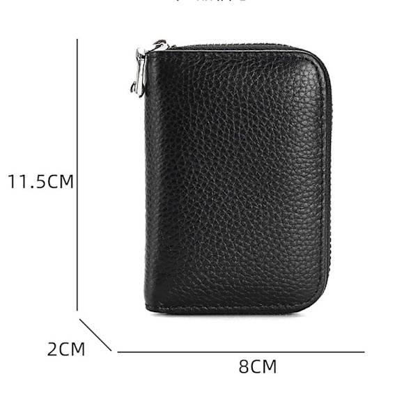 RFID Kortholder RFID Pung SORT BLACK
