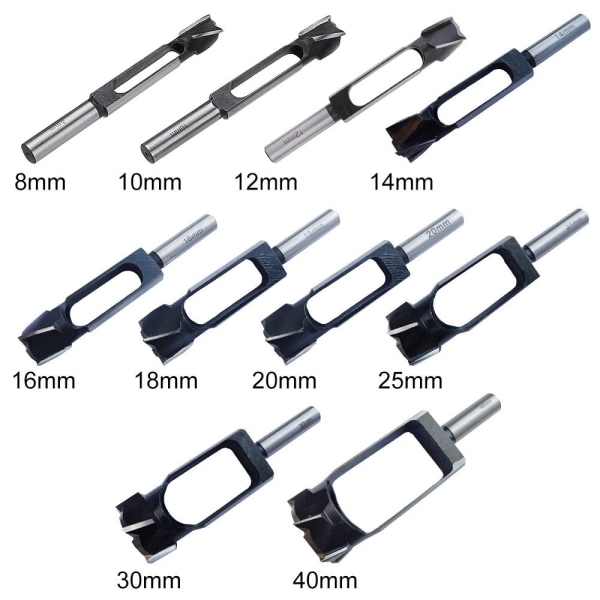 8-40mm Träbearbetningsborr Trepanering Bits 12MM 12mm