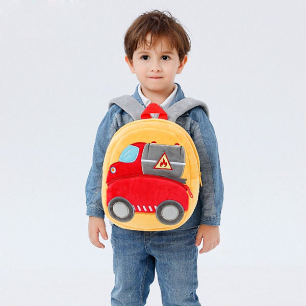 Kids Engineering ryggsekk tegneserie gravemaskin ryggsekk 01 01 01
