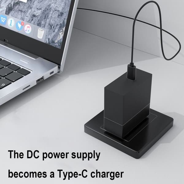 DC til Type C Converter Laptop Ladeplugg 2,5X0,7MM TIL TYPE-C 2.5x0.7mm to Type-C