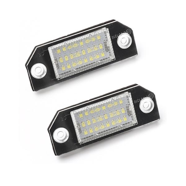Nummerpladelys Drl Daylight SORT 2STK 2STK Black 2Pcs-2Pcs