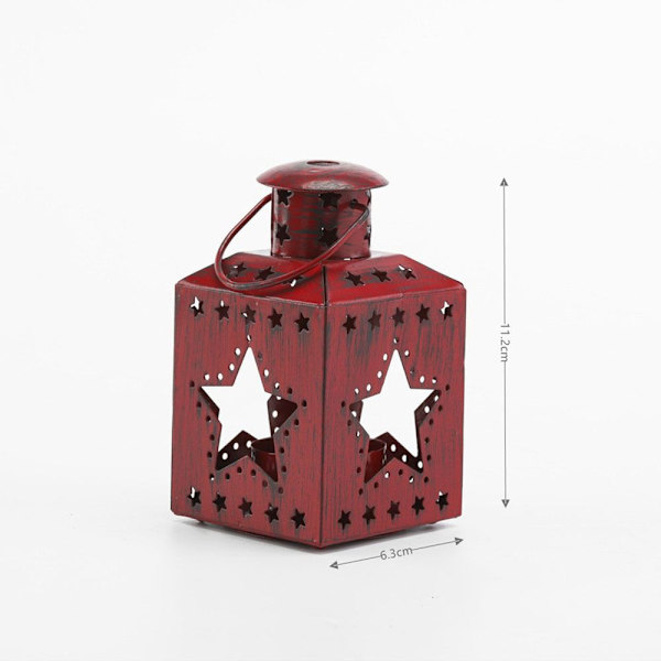 Järnljushållare Ponnylampa RÖTT HJÄRTA SYMBOL HJÄRTA SYMBOL Red Heart Symbol-Heart Symbol