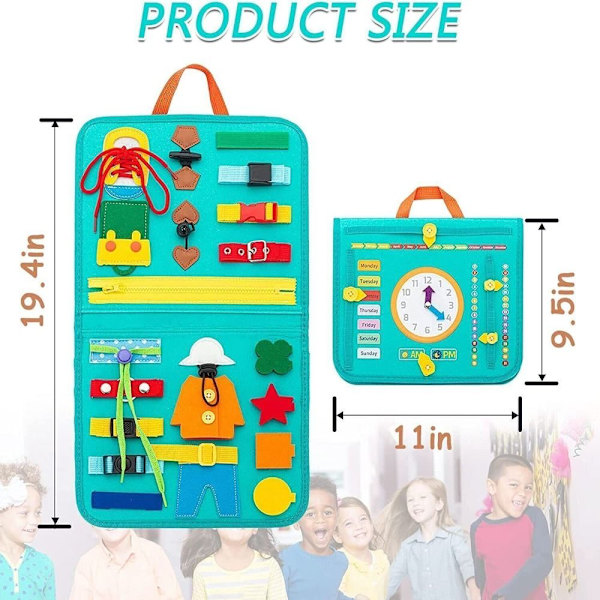 Montessoris Brain -pulmapeli Sensory Board Taitetut kiireiset taulut