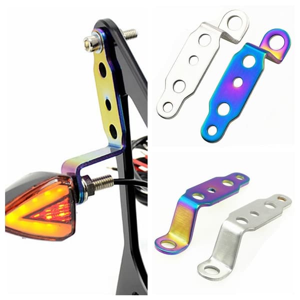 Motorsykkel Multi-funksjonell Bracket Bumper Stent SØLV silver