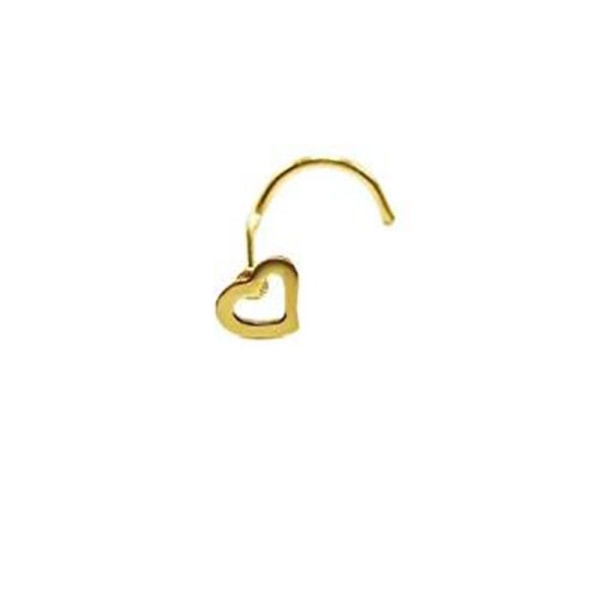 Nose Stud Heart Screw Studs 04 04 04