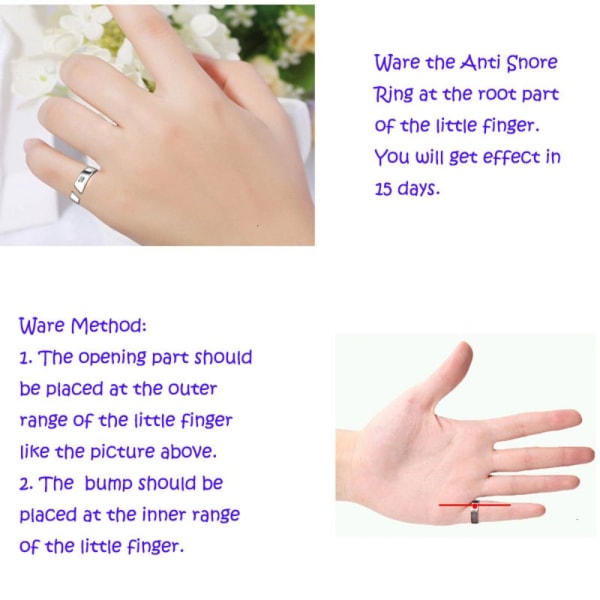 Anti Snore Sleep Ring XL 6,6-7,5 CM XL 6,6-7,5 CM XL 6.6-7.5cm