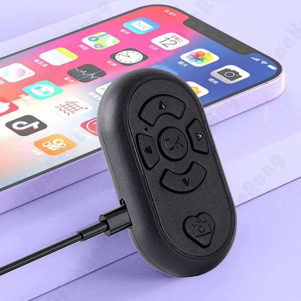 Fjärrkontroll Bluetooth-kompatibel SVART Black