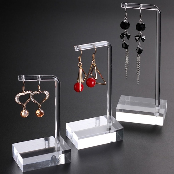 Hängande örhängen Display Stativ Smycken Case ETT SET MED one set with 3 pcs