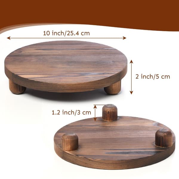 Farmhouse Wood Riser Display Pidestall 2 2 2