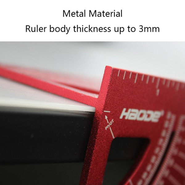 Træbearbejdning vinkel lineal Gauge vinkelmåler 3D Multi Angle