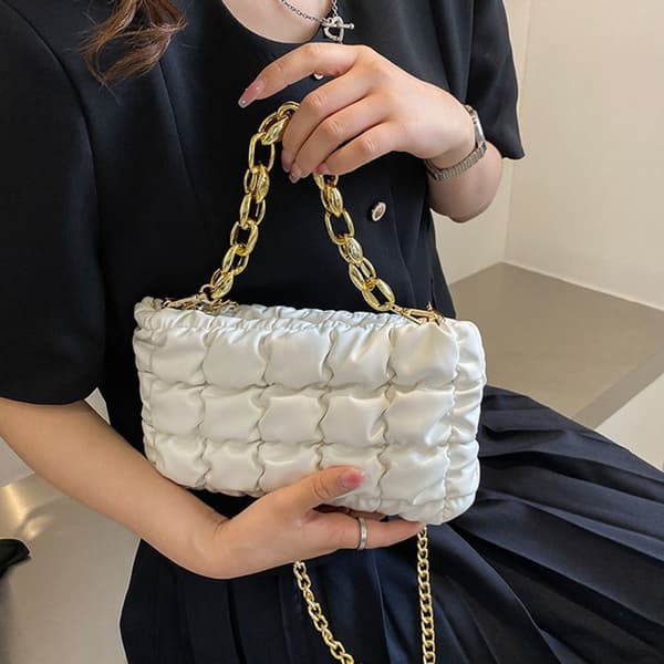 Puffy Handbag Skuldertaske SORT black