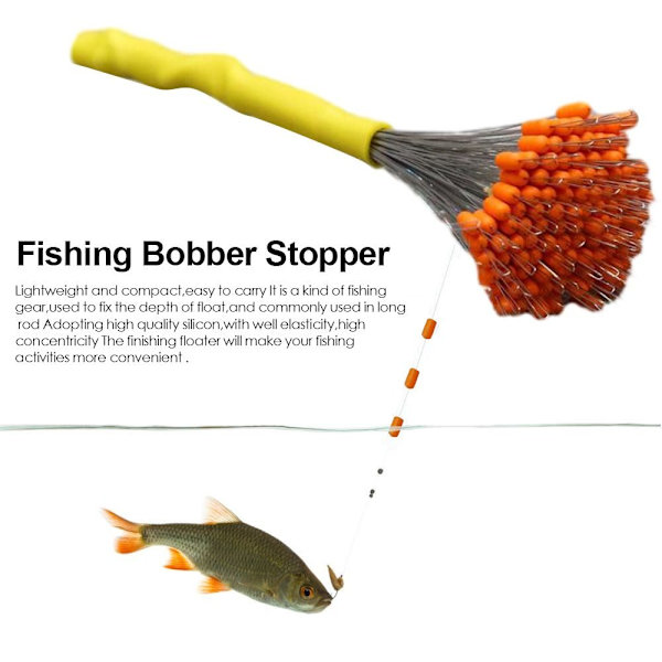 200 kpl Fishing Bobber Stopper kumipapu L- 2,5-5,0 L- 2,5-5,0 L- 2.5-5.0