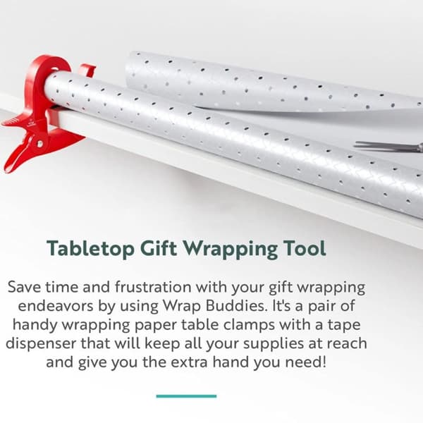 1/2ST Wrap Buddies Wrap Clips RÖD 2ST 2ST red 2pcs-2pcs