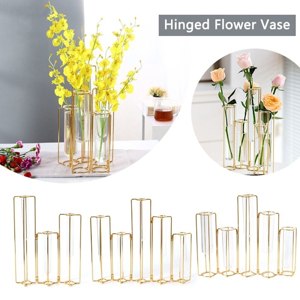 Hængslet blomstervase Glasvase C C C