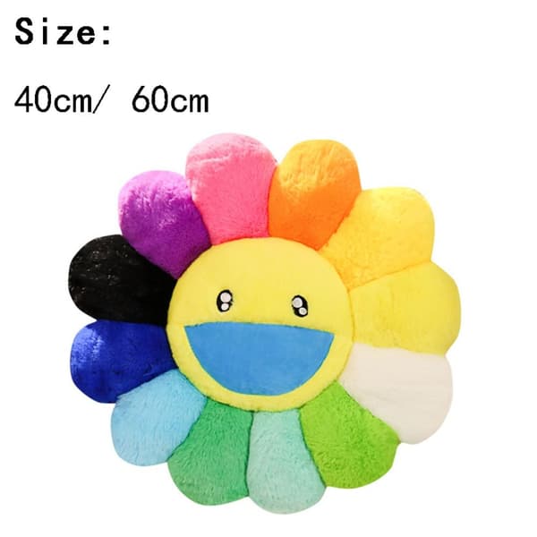Smiley Face Solblad Kudde Kudde MULTICOLOR 40CM multicolor 40cm