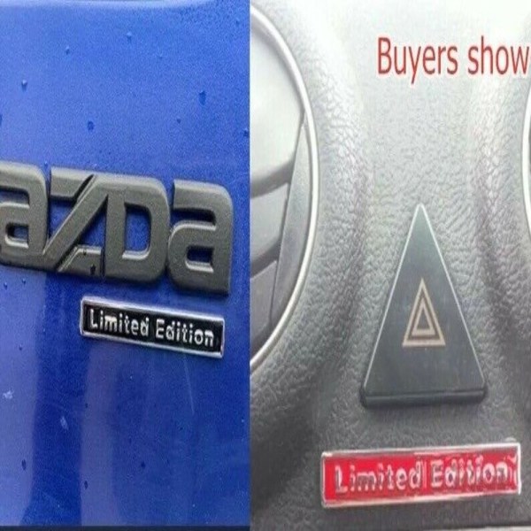 Car Limited Edition Tarra Limited Edition Metal Badge MUSTA Black
