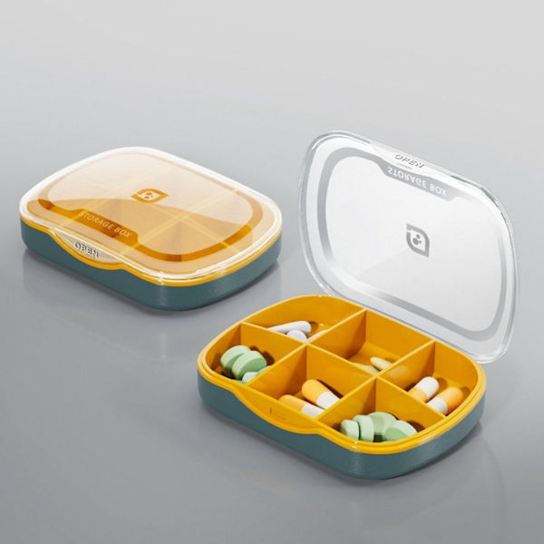 Medicin Pill Box Medicin Container Box STYLE 6 STYLE 6 Style 6